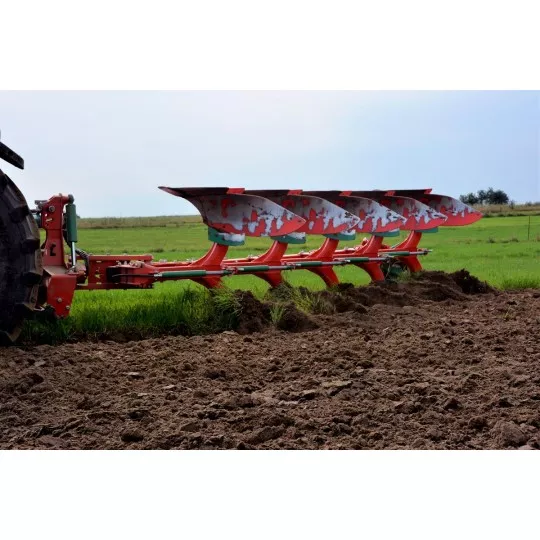 POH - Reversible plow with hydraulic protection
