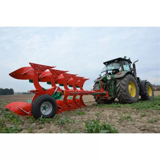 POH - Reversible plow with hydraulic protection